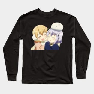 Chino and Cocoa Hugging Long Sleeve T-Shirt